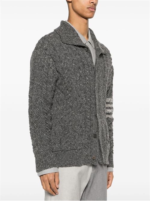 Cardigan con 4 righe THOM BROWNE | MKC558AY1506035